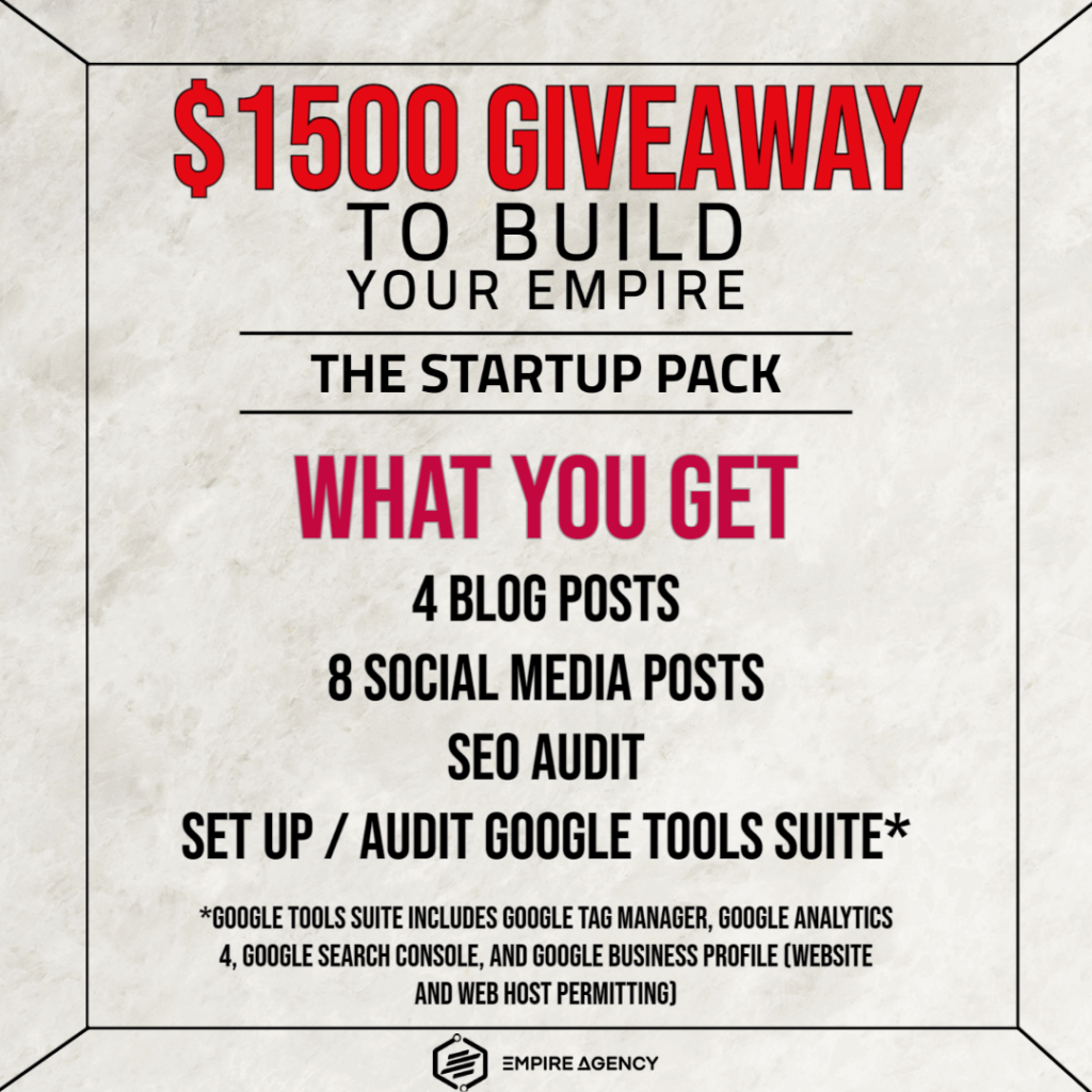 The Startup - Giveaway Package